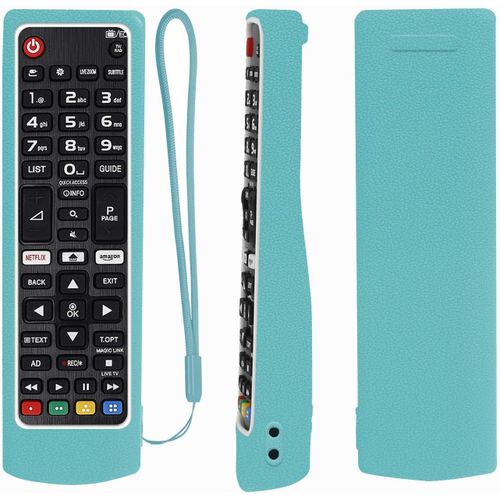 Étui De Protection En Silicone Pour Lg Smart Tv Télécommande, Akb75675301 Akb75675304 Akb74915305, Housse Coque Pour Pour Lg Télécommande, Antidérapage, Antisismique, Lavable (Bleu[NOU630562]