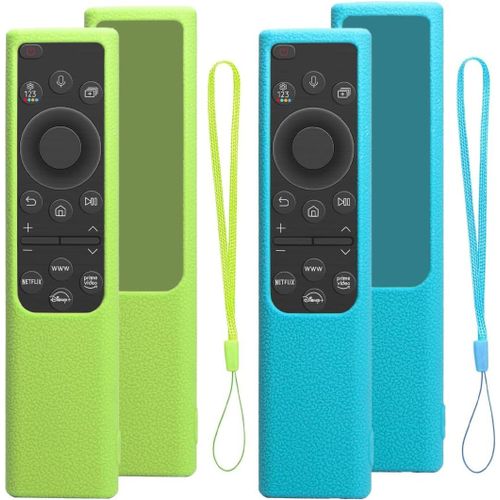2 Pièces Protege Telecommande Protection Telecommande Coque Pour Télécommande Poursamsung Smart Tv Cellule Solaire Télécommande Antichoc Silicone Housse De Protection[NOU630261]