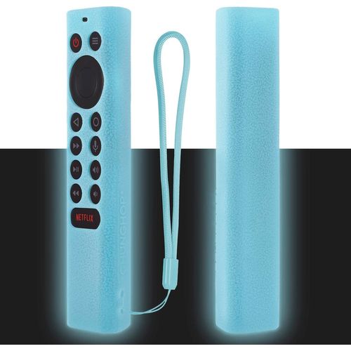 Étui De Protection En Silicone Pour Nvidia Shield Pro/4K H Tv Télécommande, Housse Coque Pour Nvidia Télécommande, Antidérapage, Antisismique, Lavable (Bleu Lumineux)[NOU630128]
