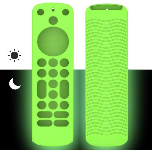 Telecommande Silicone Boîtier De Télécommande Pour Alexa Voice Remote Pro/Fire Tv Cube Remote Pro,Protege Antidérapante Coque Étui-Brille Dans Le Noir[NOU632188]