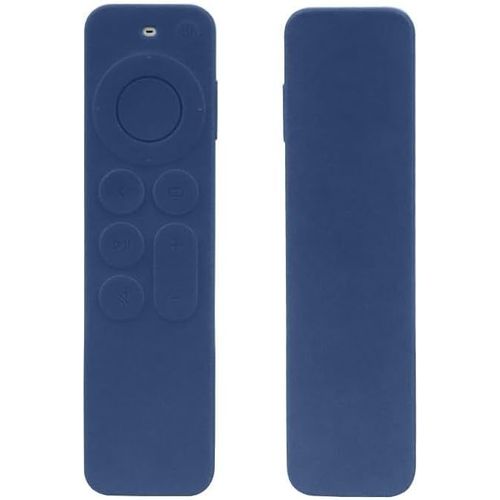 Étui Coque En Silicone Compatible Avec Tv 6 Télécommande, Ultra-Mince Et Léger, Anti-Chute, Anti-Collision, Convient Pour Le Boîtier De Télécommande Tv 6.Bleu Foncé[NOU632428]