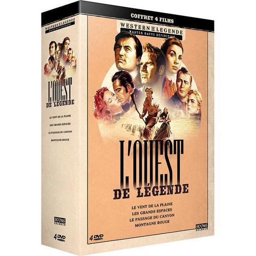 L'ouest De Légende - Coffret 4 Films : Le Vent De La Plaine + Les Grands Espaces + Le Passage Du Canyon + Montagne Rouge - Pack