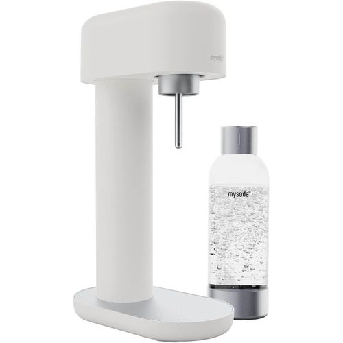 Ruby 2 Machine À Eau Pétillante Design Avec Une Bouteille D'eau En Pet (Sans Cylindre De Co2) - Blanc-Argent[Gau640827]