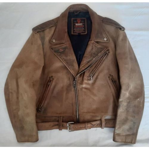 Blouson D'occasion En Cuir "Épais" Chevignon - Année 90.