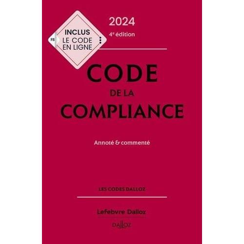 Code De La Compliance Annoté Et Commenté