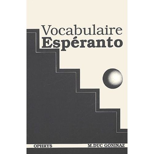 Vocabulaire Espéranto