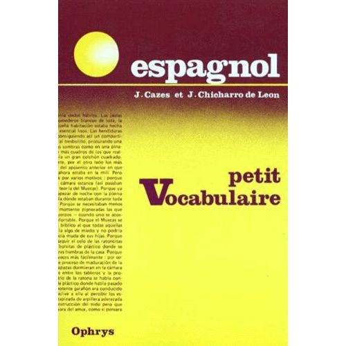 Petit Vocabulaire Espagnol