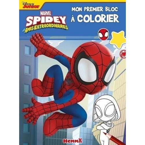 Mon Premier Bloc À Colorier Spidey Et Ses Amis Extraordinaires - Spidey Mur