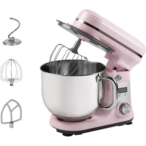 Robot Patissier, Robot Pâtissier Super Silencieux (65 Db), Robot De Cuisine 4-En-1, Bol De 6 Litres, Inclus Crochet Pétrisseur, Fouet Et Batteur Plat, 6 Vitesses + Fonction Pulse[GAU641679]
