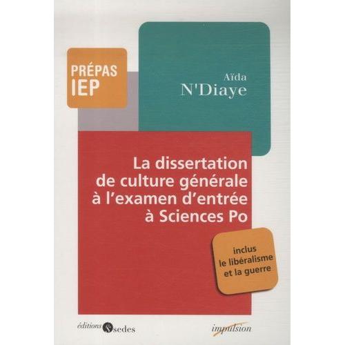 La Dissertation De Culture Générale À Sciences Po