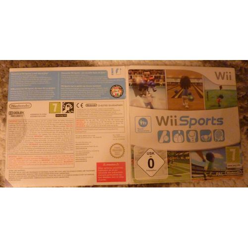 Jeu Wii Sports , En Pochette Cartonnée De 2006 -2007