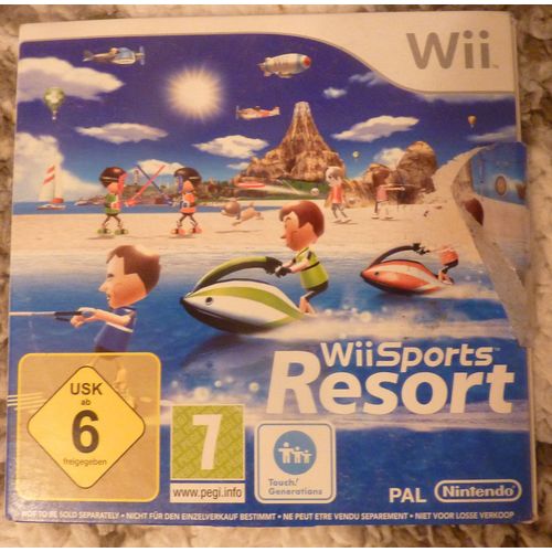 Jeu Wii Sports Resort En Pochette Cartonnée De 2009
