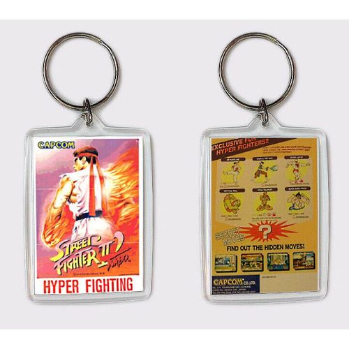 Porte-Clé En Plastique Street Fighter Ii Turbo Arcade