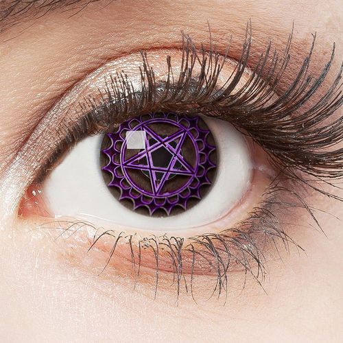 Lentilles Annuelles 14mm Pentagramm - 65