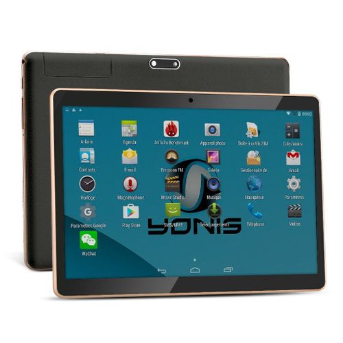 Tablette 4G 9.6 Pouce Android Lollipop Octa Core 2Go Ram Bluetooth GPS 32Go Noir + SD 8Go YONIS