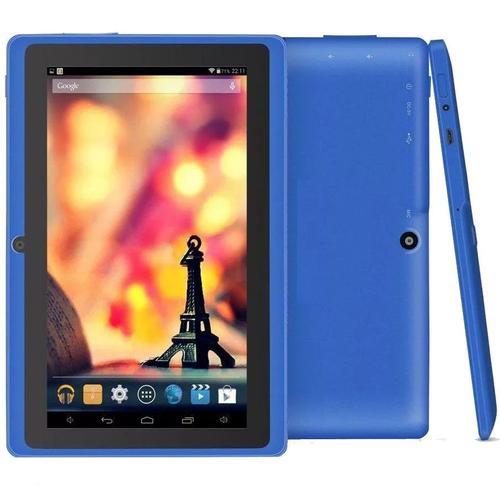 Tablette Tactile Android 6.0 7 Pouces Quad Core 8Go Dual Cam Flash Bleue YONIS