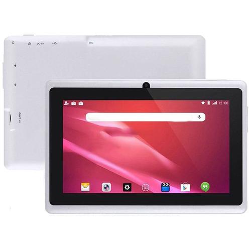 Tablette Tactile Android 6.0 7 Pouces Quad Core 8Go Dual Cam Flash Blanc YONIS