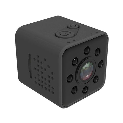 Mini Caméra 1080P DVr Boîtier Étanche Magnétique Ir Poche Wifi 155 Degrés Noir + SD 8Go YONIS