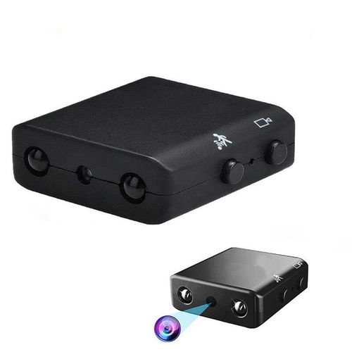 Mini Caméra Espion Full HD 1080 12Mpx Vision Nocturne LED IR Capteur Mouvement + SD 8Go YONIS