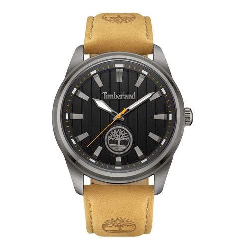 Montre Homme Timberland En Cuir Marron Etanche