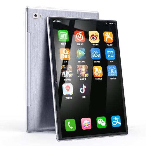 Tablette Android 10 4G Écran 10,1 pouces Full HD 3GB+32GB Dual SIM Argent YONIS