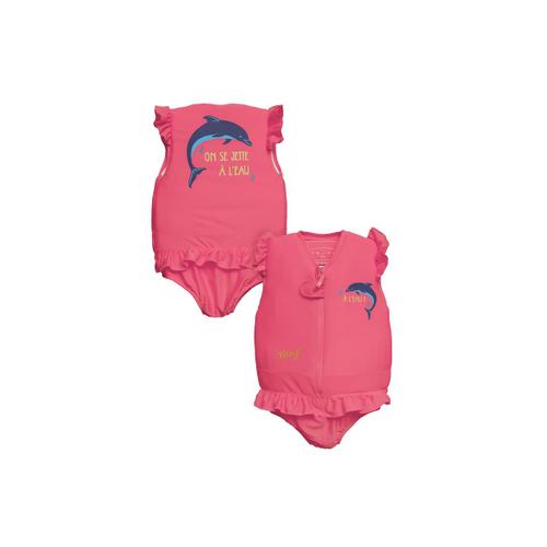 Maillot De Bain Flottant Fille Dauphin Taille 4 - Plouf