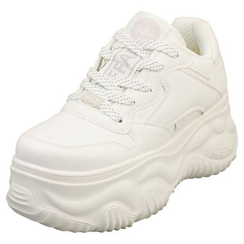Buffalo Blader One Vegan Femme Bottes Plate-Forme Blanc - 41