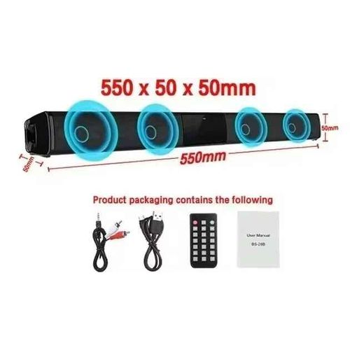 TV Bluetooth haut-parleur Super puissant Portable sans fil Surround stéréo barre de son Home cinéma boîte de son caisson de basses Radio FM USBTF - Type BS28B