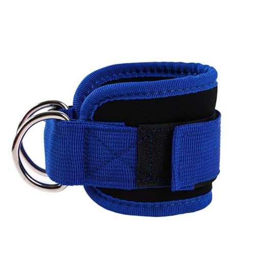 Sangles De Cheville De Fitness,Anneau En D Réglable,Manchettes De Soutien,Exercices De Gymnastique,Entraînements D'entraînement,Protection Sportive,Agents De Sécurité - Type Blue-One Size #B