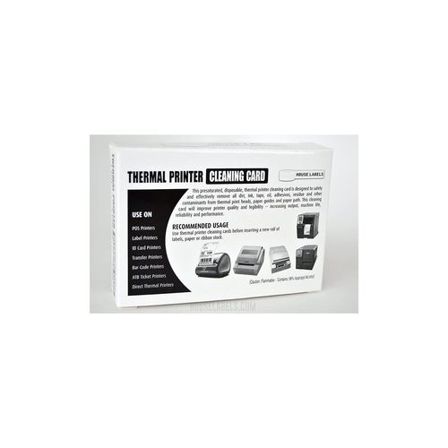 Dymo Pack 10 Cartes De Nettoyage Pour Imprimantes Labelwriter