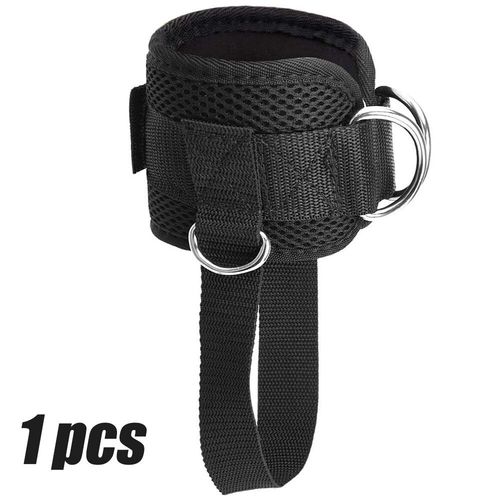 Sangles De Cheville Pour Machines À Câble,1 Pièce/2 Pièces,Attaches De Câble De Cheville Confortables Et Réglables Pour Manchette De Cheville De Gymnastique,Femmes Et Hommes - Type Black-1pcs #B