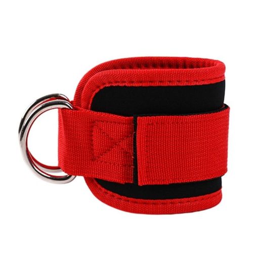 Sangles De Cheville De Fitness,Anneau En D Réglable,Manchettes De Soutien,Exercices De Gymnastique,Entraînements D'entraînement,Protection Sportive,Agents De Sécurité - Type Red-One Size