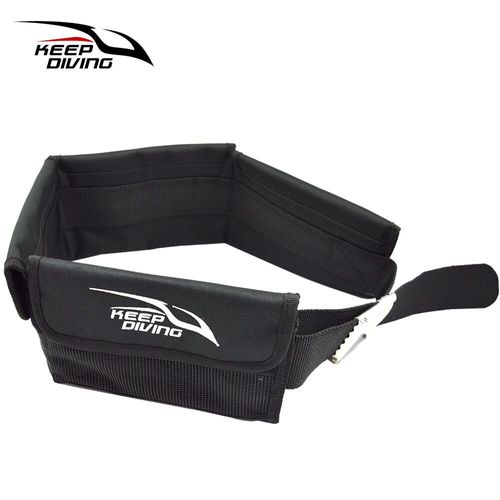 Ellep-Ceinture De Poids De Plongée Sous-Marine Réglable,Poche Avec Structure En Acier Inoxydable,Accessoires D'équipement De Plongée,1pc - Type Black