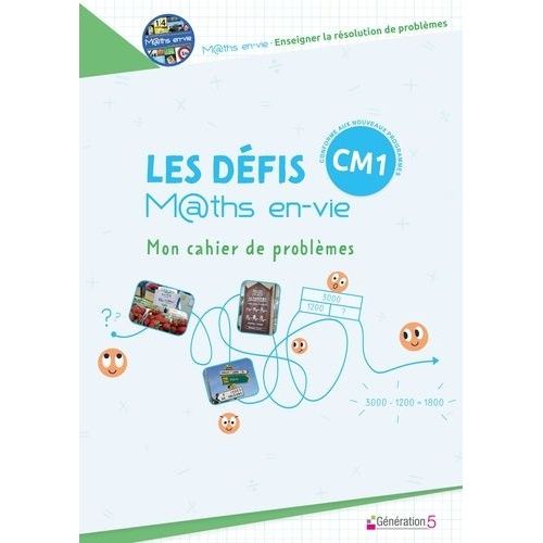 Les Défis M@Ths En-Vie Cm1 - Mon Cahier De Problèmes