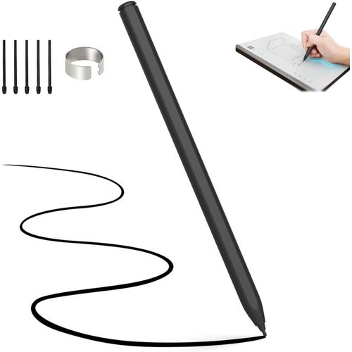 Emr 4096 Stylo Avec Gomme Remarkable 2 Stylos Avec Clip Crayon Et 5 Pointes Sensibilité À La Pression 4096 & Rejection Palm & Inclinaison Stylo Numérique Pour Kindle Scribe/Galaxy[M481]