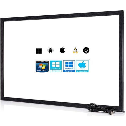 27"" Cadre Tactile Infrarouge Multi-Points 10 Points-Panneau Tactile Infrarouge 27 inch-Interface USB-Compatible HID (Pas d'affichage)