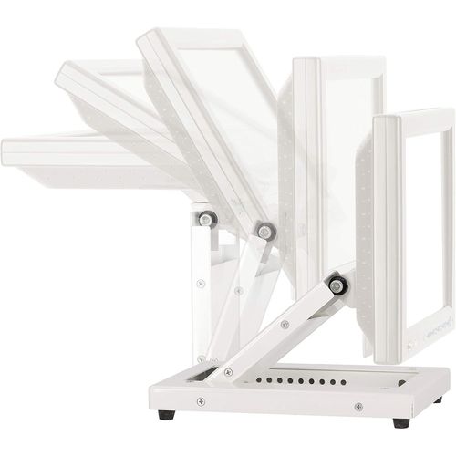24 92006-Support pour écran Tactile,POS ou PC,Bras de Support pour écran,Stable,Pliable et réglable,VESA,métal,pour écrans de 10 à 22 Pouces-Blanc