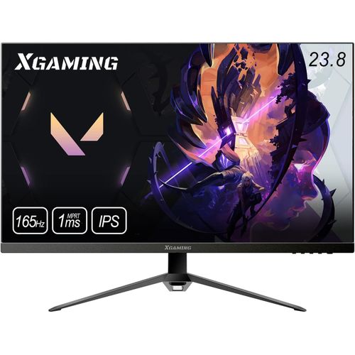 Écran PC 23,8 Pouces 165Hz,Full HD Gaming Monitor (1920x1080),IPS 1ms MPRT,FreeSync,250 CD/m²,sRGB 100%,HDMI,DisplayPort,VESA,Eye Care,sans Haut-Parleur Intégré
