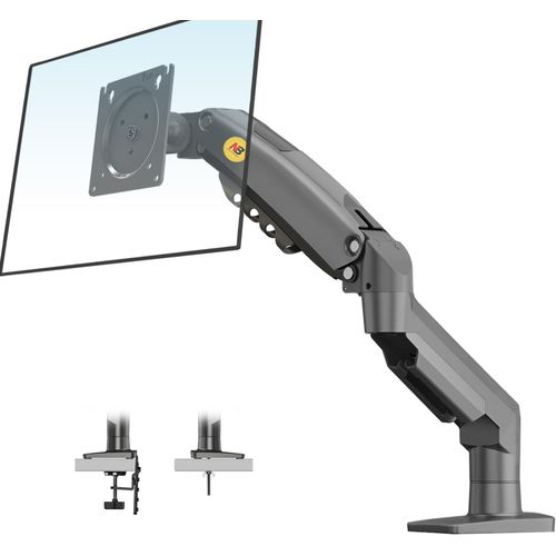 Support Ecran PC pour 17-30 Pouces Screens,Bras de Moniteur Charge Max 9 kg VESA 75 & 100 mm Support de Moniteur F80