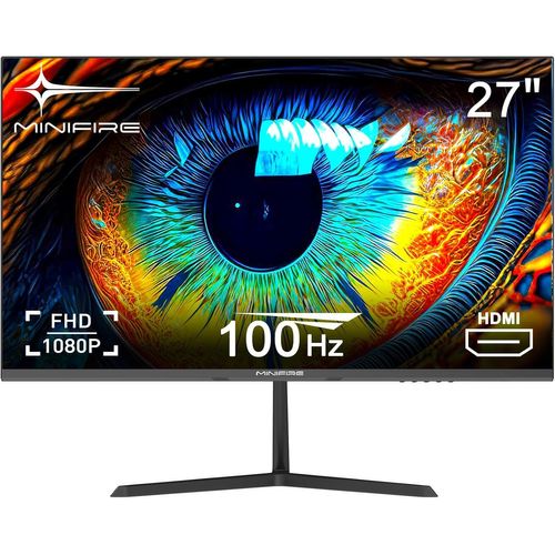 Moniteur 27 Pouces Écran PC,100Hz,FHD (1920 x 1080),sRGB 110%,HDMI 1.4,USB-C,Anti-Bluelight,VESA 100x100mm