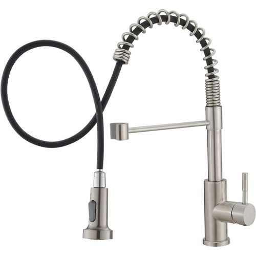 Robinet de cuisine haute pression avec douchette extractible,mitigeur d'évier (derniers designs américains)