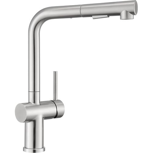 Robinet de cuisine extensible haute pression avec douchette 2 types de jet,robinet rotatif à 360 °,mitigeur de cuisine,mitigeur de cuisine,mitigeur de cuisine à levier unique en acier