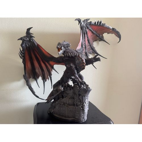 Sideshow World Of Warcraft Deathwing Polystone Statue By Blizzard Rare