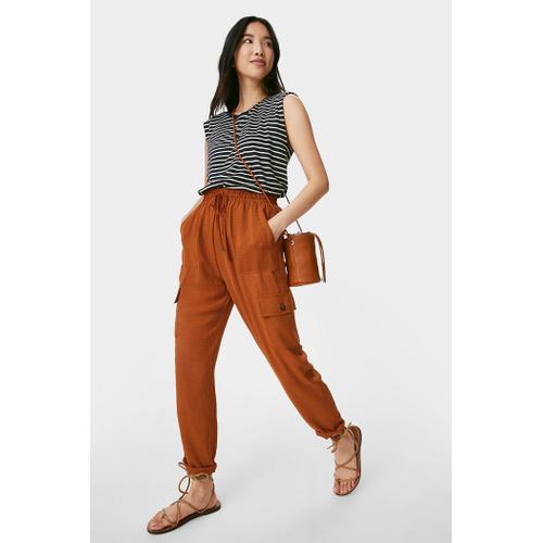 Pantalon fluide c&a hot sale