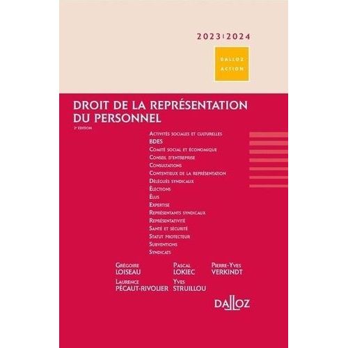 Droit De La Représentation Du Personnel