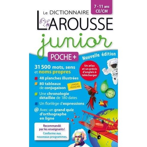 Dictionnaire Larousse Junior Poche Plus Ce/Cm