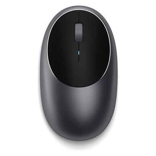 Satechi M1 - Souris - ergonomique - droitiers et gauchers - optique - 3 boutons - sans fil - Bluetooth 4.0 - gris sidéral