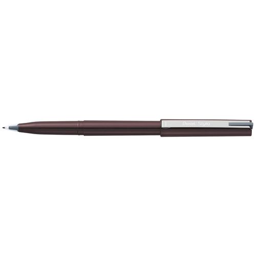 Pentel Feutre Plume Pentel Stylo, Gris Foncé