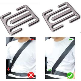 2 PièCes - ceinture sécurité clip, Clip De SièGe De Voiture, pince ceinture  de sécurité voiture, Ajusteur De Boucle De Ceinture De SéCurité Pour