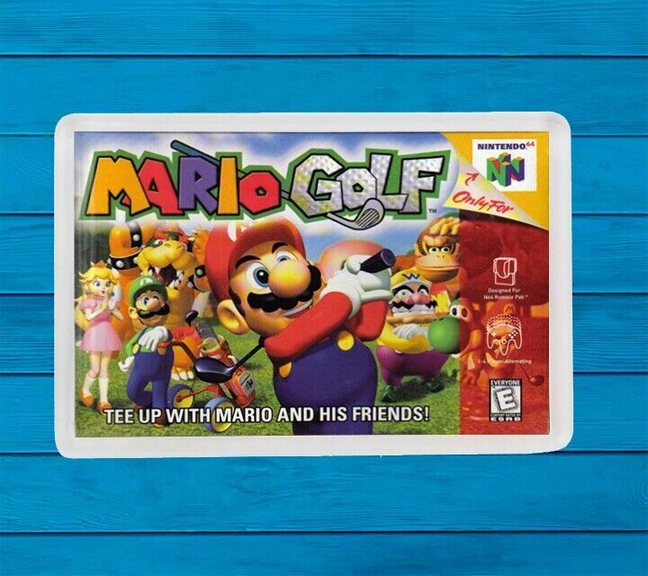 Magnet Aimant De Frigo Mario Golf Nintendo 64